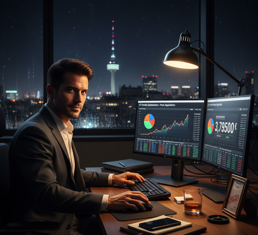 Escena de laboratorio donde expertos iteran sobre implementación de BI para CFOs